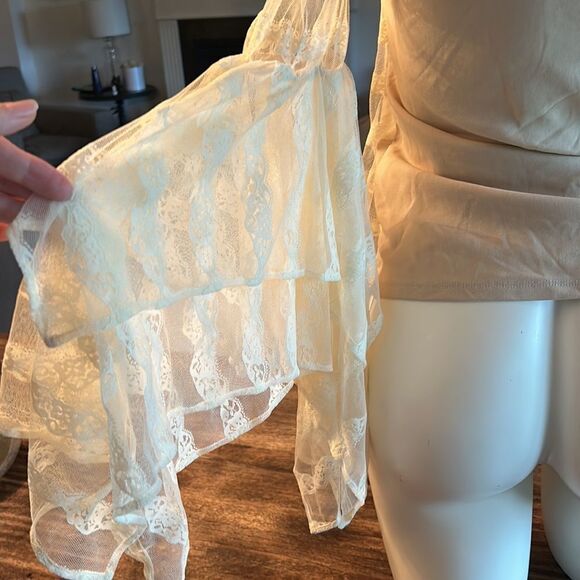 Anne Fontaine Paris lace Romeo & Juliet blouse sz 42 - Picture 7 of 11